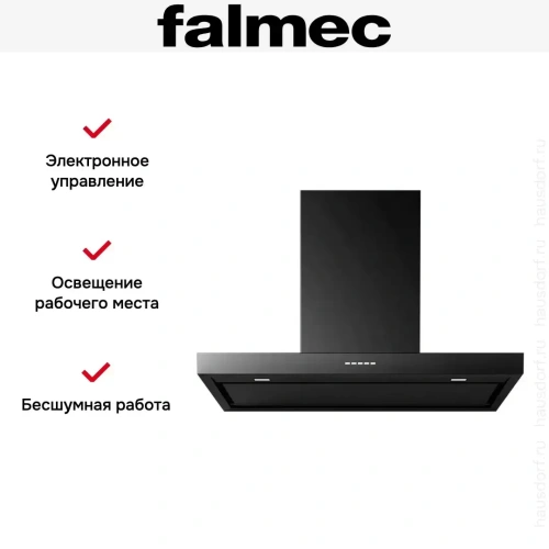 Вытяжка Falmec PLANE ISOLA BLACK NRS 90 (PLUS) фото 3