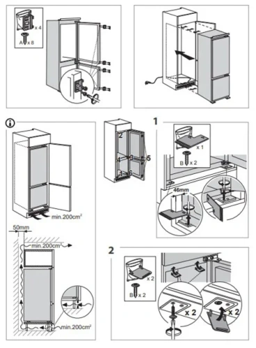 Встраиваемый холодильник Franke FCB 320 TNF NE E фото 4