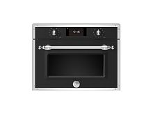 Компактный духовой шкаф Bertazzoni, комбинированный с пароваркой, 60x45 см, черный матовый Черный матовый