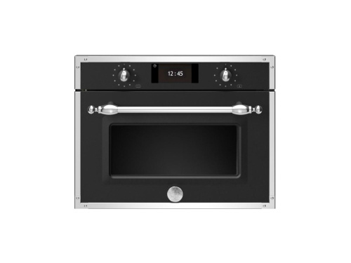 Компактный духовой шкаф Bertazzoni, комбинированный с пароваркой, 60x45 см, черный матовый Черный матовый