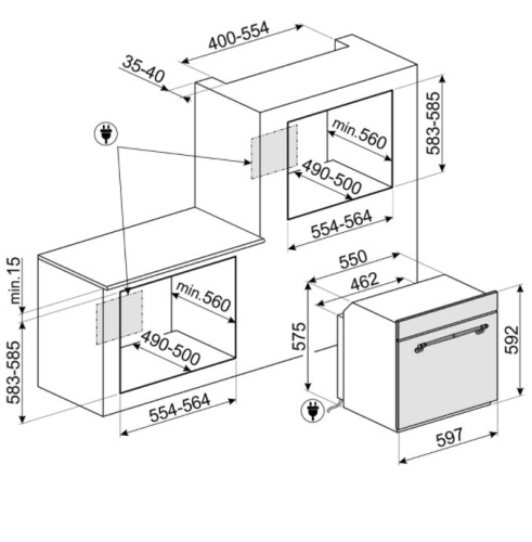 Духовой шкаф Smeg SFP750POPZ фото 5