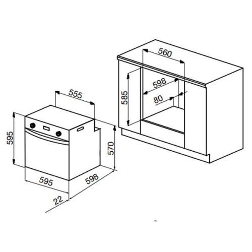 Газовый духовой шкаф Korting OGG 741 CRB фото 3