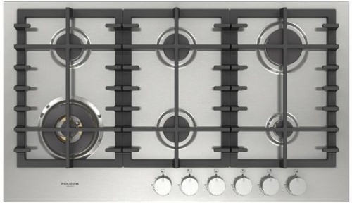 Газовая варочная панель Fulgor Milano FPH 906 G WK X