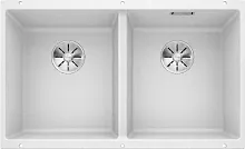 Мойка BLANCO SUBLINE 350/350-U Silgranit белый