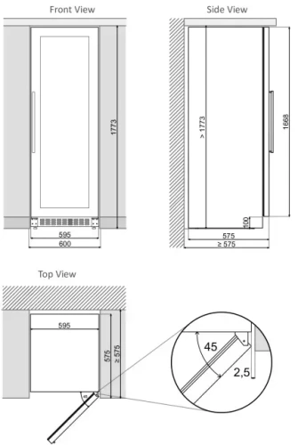 Винный шкаф Dunavox DX-123.338DB фото 4