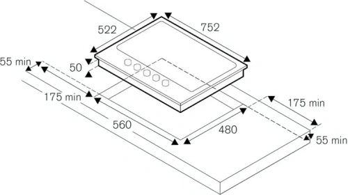 Варочная панель Bertazzoni P755CHERAG фото 3