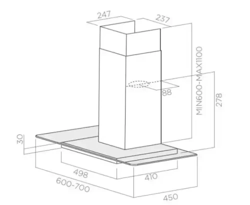 Вытяжка ELICA FLAT GLASS IX/A/60 фото 6