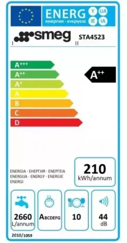 Встраиваемая посудомоечная машина Smeg STA4523 фото 10