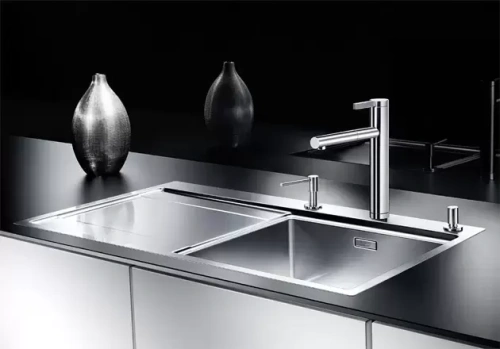 Смеситель Blanco Linee-S нержавеющая сталь полированная фото 4