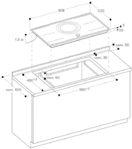Индукционная варочная панель Gaggenau CI283102 фото 2
