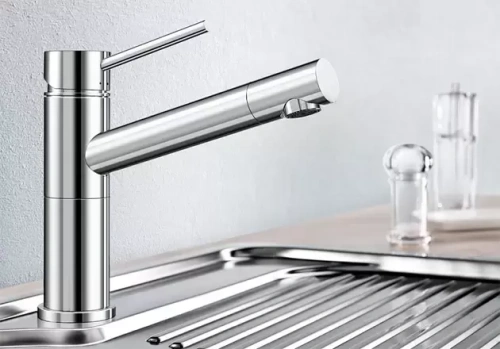 Смеситель Blanco Alta compact хром фото 3