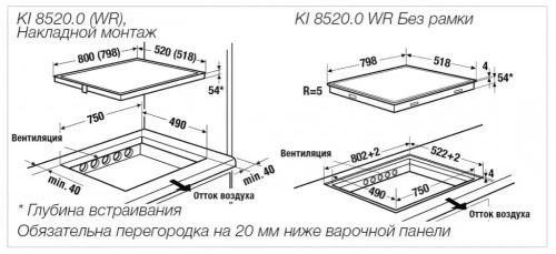 Варочная панель Kuppersbusch KI 8520.0 WR фото 2