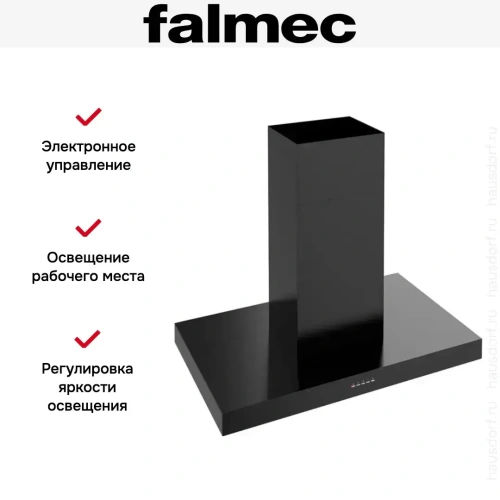 Вытяжка Falmec PLANE ISOLA BLACK 90 PLUS фото 2