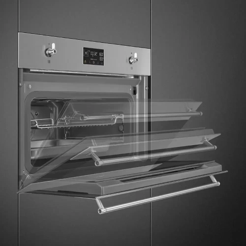 Духовой шкаф с паром Smeg SO4302S3X фото 7