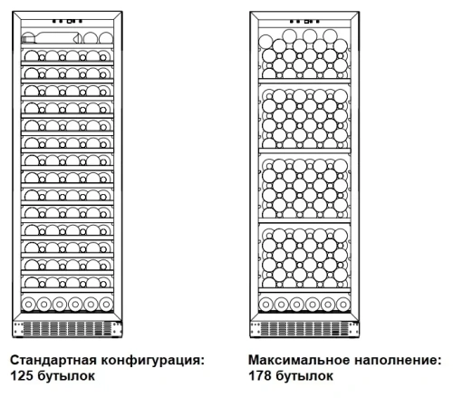 Винный шкаф Dometic C125G Wooden Walnut фото 2