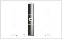 Варочная панель с вытяжкой Kuppersbusch KMI 8500.0 WR Stainless Steel