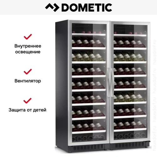 Винный шкаф Dometic C125G VinoView Double Classic фото 6