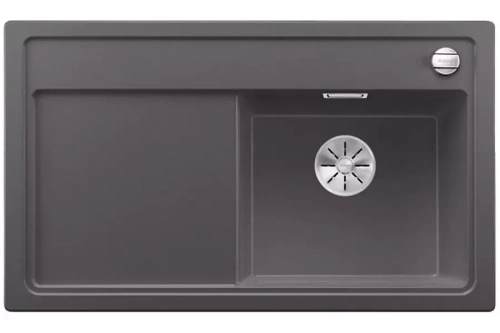 Мойка Blanco ZENAR 45S чаша справа клапан-автомат InFino темная скала