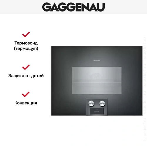 Комбинированный духовой шкаф-пароконвектомат Gaggenau BS455101 фото 7