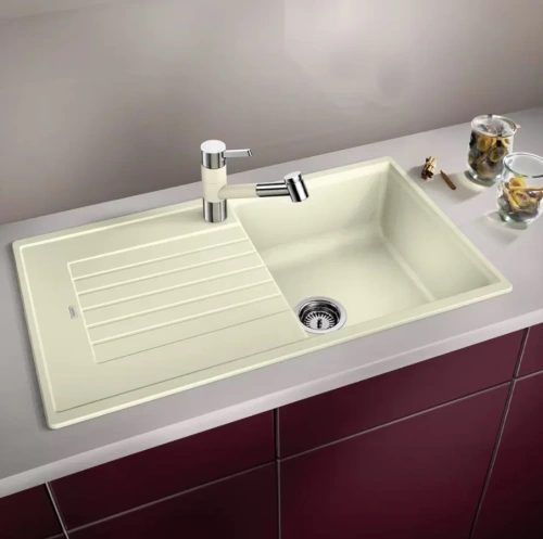 Мойка BLANCO ZIA 5 S Silgranit мягкий белый фото 2