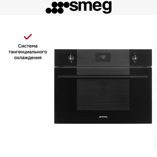 Встраиваемая микроволновая печь Smeg SO4101M0B3 фото 3