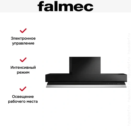 Вытяжка Falmec Virgola Touch NRS 90 black (900) фото 4