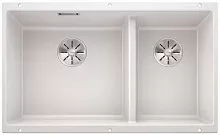Мойка Blanco SUBLINE 430/270-U с отводной арматурой InFino® белый