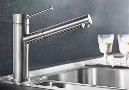 Смеситель Blanco Alta-S Compact нержавеющая сталь фото 5