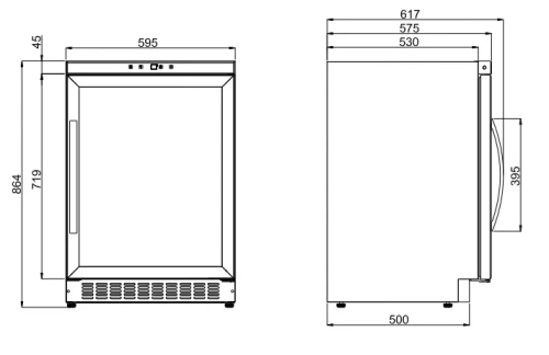 Винный шкаф Dometic B68G Basic фото 3