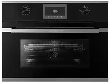 Компактный духовой шкаф с микроволнами Kuppersbusch CBM 6330.0 S3 Silver Chrome