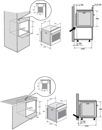 Встраиваемый духовой шкаф Brandt BOP7537W фото 4
