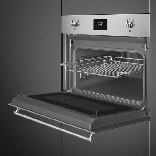 Встраиваемая микроволновая печь Smeg SO4301M0X фото 6