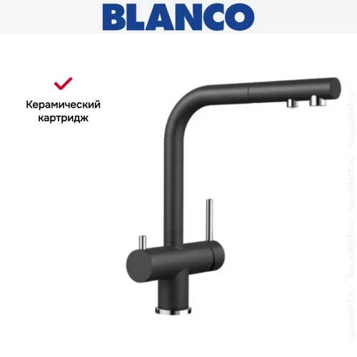 Смеситель Blanco FONTAS-S II SILGRANIT антрацит фото 8
