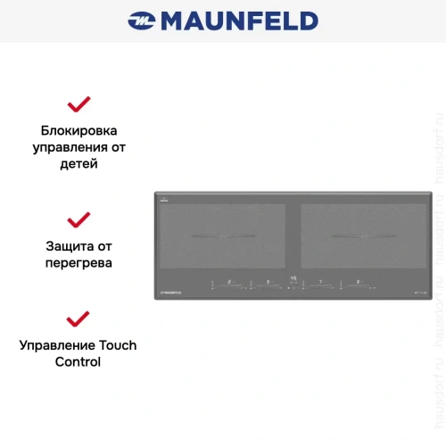Индукционная варочная панель Maunfeld CVI904SFLLGR Inverter фото 7