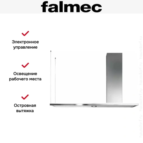 Вытяжка FALMEC DESIGN LUMEN ISOLA STEEL 175 DX фото 5