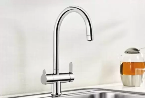 Смеситель Blanco TRIMA Хром + фильтр для воды BWT-БАРЬЕР EXPERT STANDARD хром фото 2