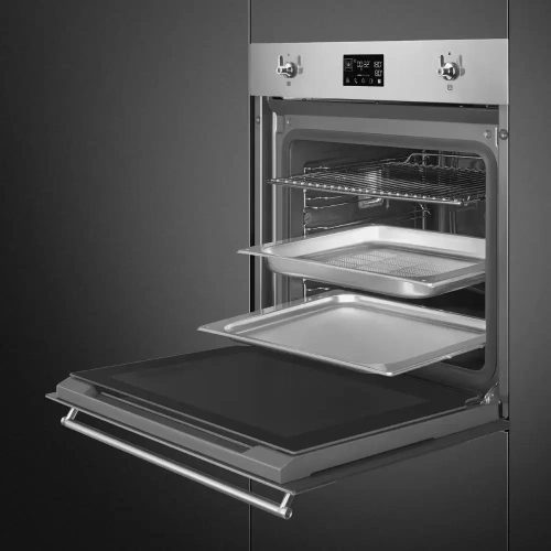 Духовой шкаф с паром Smeg SO6302S3PX фото 5