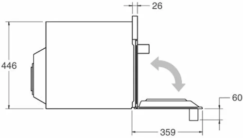 Встраиваемая микроволновая печь Bertazzoni F30PROMWLXT фото 3