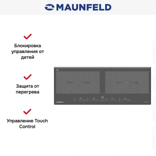 Индукционная варочная панель Maunfeld CVI904SFLDGR Inverter фото 7