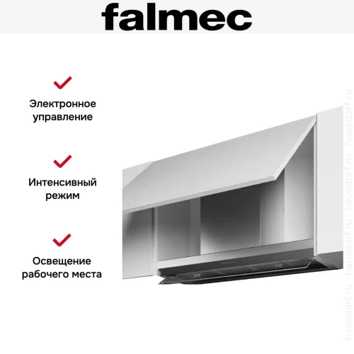 Вытяжка Falmec VIRGOLA TOUCH NRS BLACK 60 фото 5