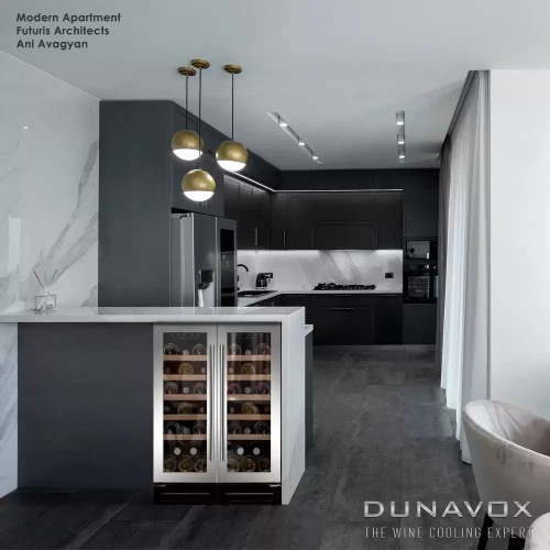 Винный шкаф Dunavox DAUF-19.58SS фото 2