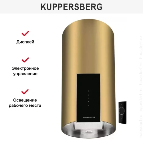 Вытяжка Kuppersberg WL-MOTUBA Gold фото 5