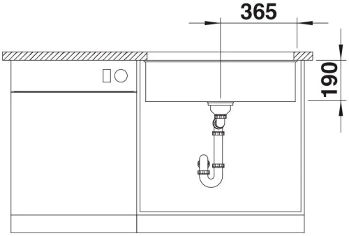 Мойка Blanco ROTAN 700-U Silgranit антрацит фото 5
