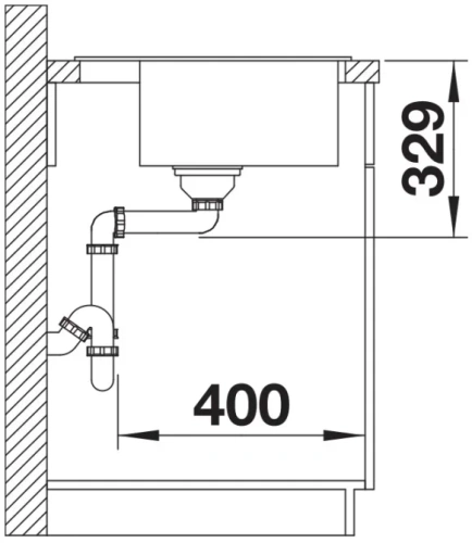 Мойка BLANCO LEGRA 6 Silgranit черный фото 4