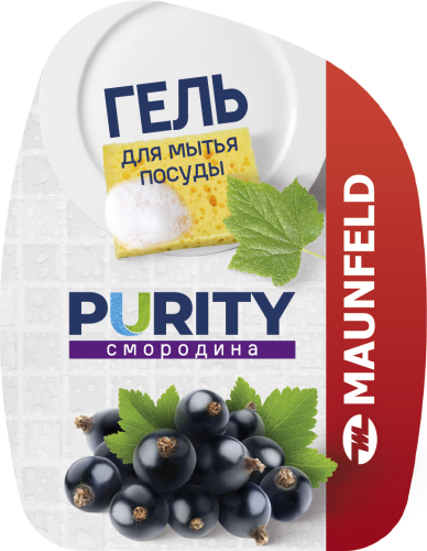 Гель для мытья посуды Maunfeld Purity Смородина 450г MDL450CD с дозатором фото 3