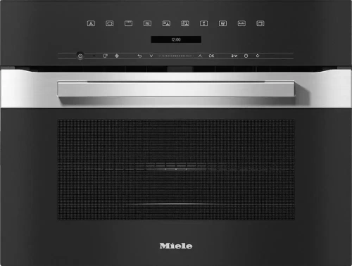 Компактный духовой шкаф с СВЧ Miele H7240BM EDST/CLST