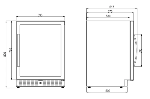 Винный шкаф Dometic E45FG Elegance фото 3