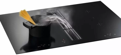 Варочная панель с вытяжкой Kuppersbusch KMI 9800.0 SR Black Chrome фото 2