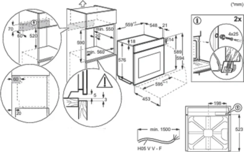 Духовой шкаф AEG NBU5P411SB фото 9