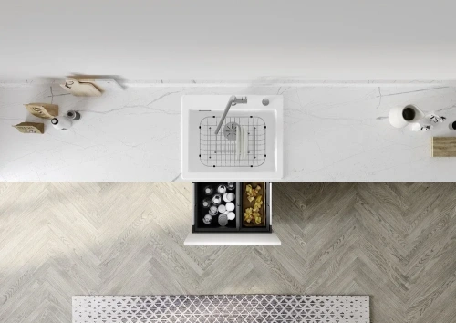 Мойка BLANCO PALONA 6 глянцевая магнолия, клапан-автомат фото 3